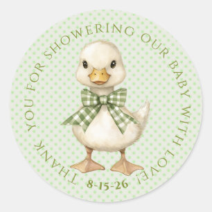 Adesivo Quack! Quack! Diz o Pato! Chuveiro de Bebê