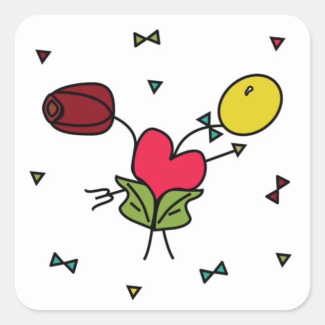 Adesivo Quadrado (Frente)