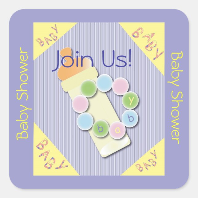 Adesivo Quadrado (Frente)