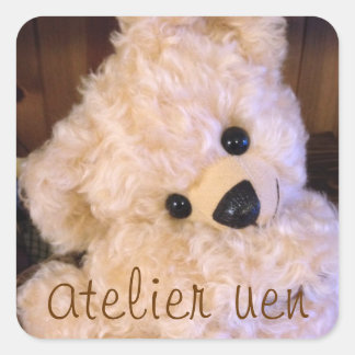 ADESIVO QUADRADO アトリエうえん　オリジナルかくしーる（ぎゅ）