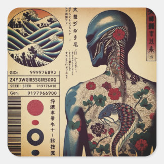 ADESIVO QUADRADO シール