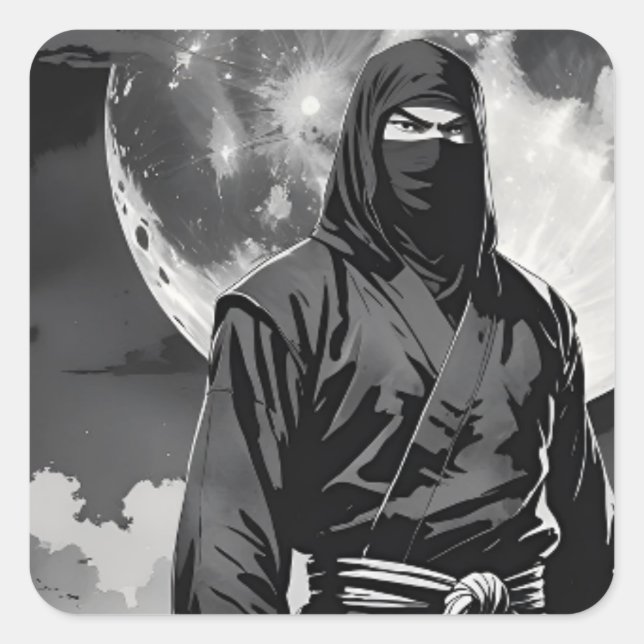 Adesivo Quadrado 月下の密命（Gekka no Meimei） (Frente)