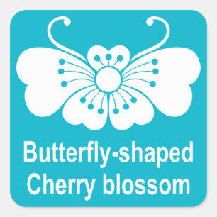 ADESIVO QUADRADO 桜胡蝶