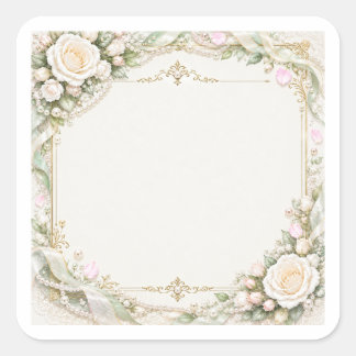 ADESIVO QUADRADO 結婚式招待状