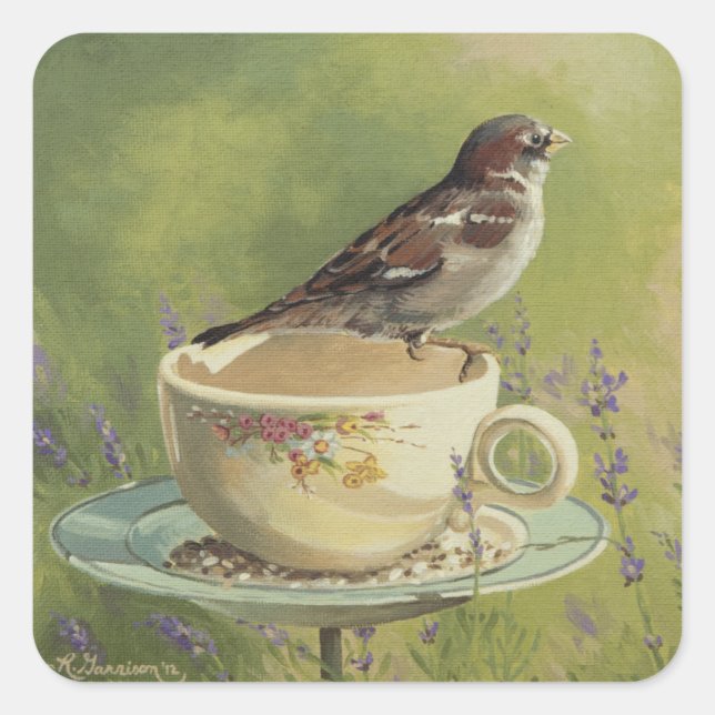 Adesivo Quadrado 0470 Sparrow (Frente)