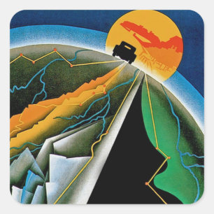 Adesivo Quadrado 10ª Manifestação de Monte Carlo