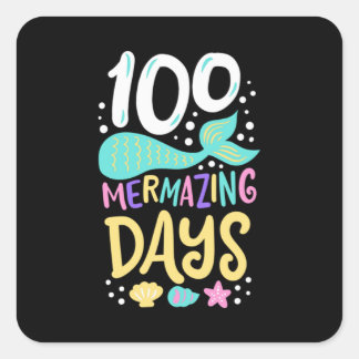 Adesivo Quadrado 100º Dia da Escola 100 Dias 28