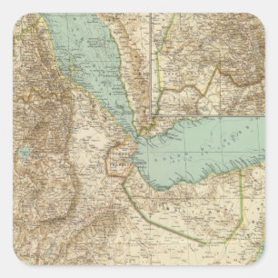Adesivo Quadrado 11617 Eritrea, Etiópia, Somália