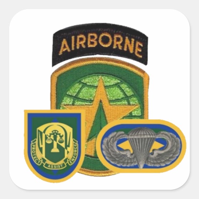 ADESIVO QUADRADO 118ª EMPRESA MILITAR DE POLÍCIA (Frente)