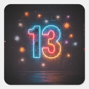 Adesivo Quadrado 13 – Conceito Taylor‑Coded Lucky Rebel