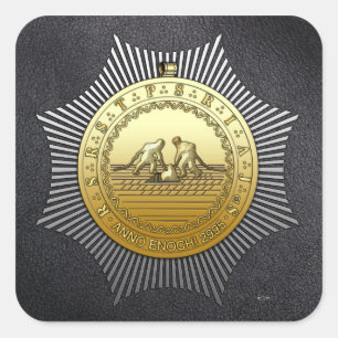 Adesivo Quadrado 13o Grau: Mestre do nono arco