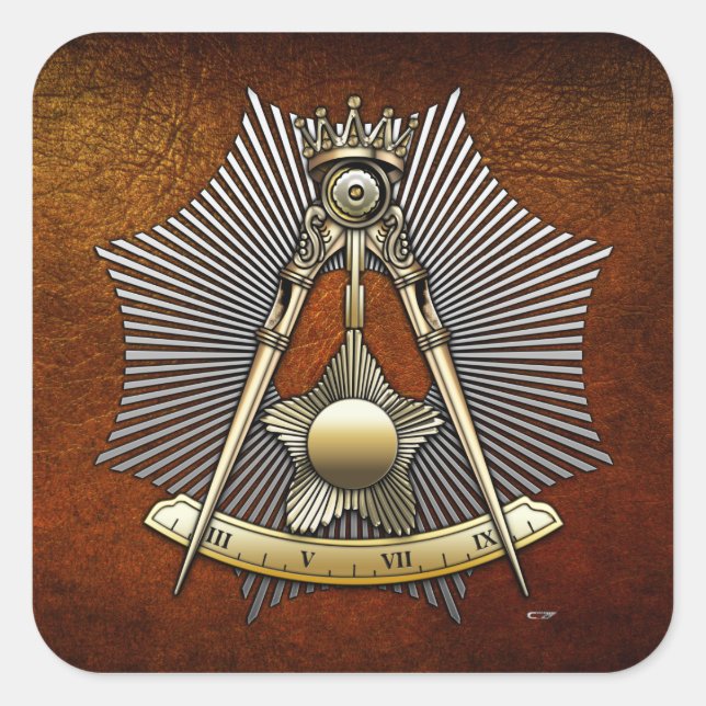 Adesivo Quadrado 14: Grande Mason Eleitoral (Frente)