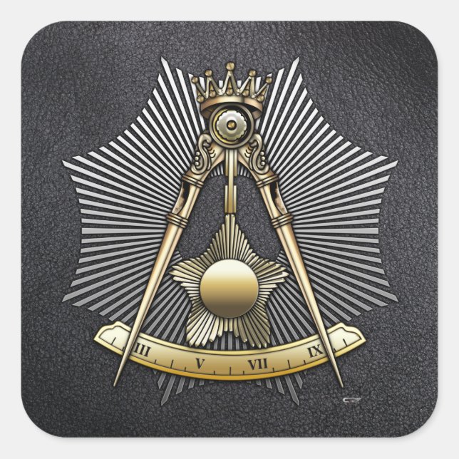 Adesivo Quadrado 14: Grande Mason Eleitoral (Frente)