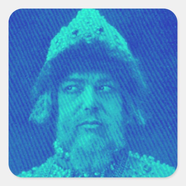 Adesivo Quadrado 1920 russo (Frente)