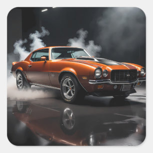 Adesivo Quadrado 1970 Chevy Camaro