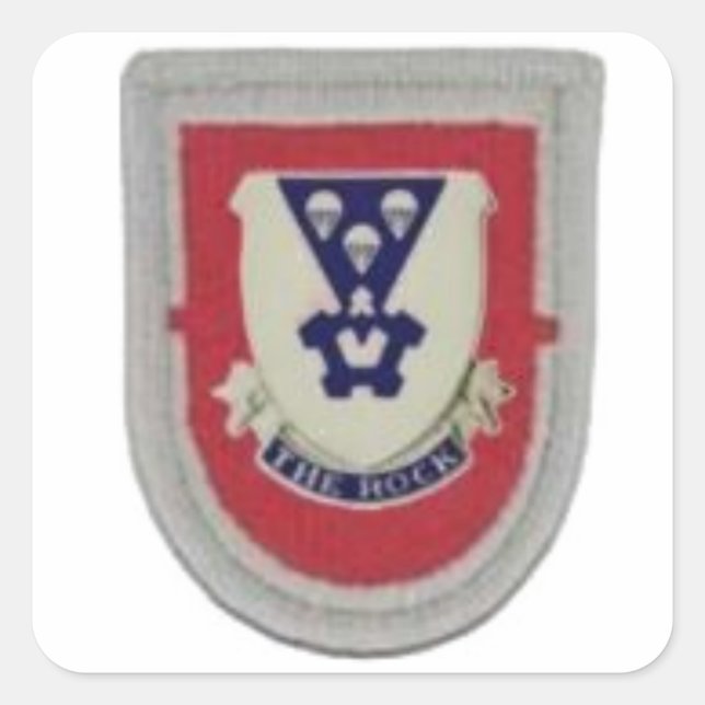 ADESIVO QUADRADO 1RUA BN 503D BERET FLASH/DUI STICKERS (Frente)