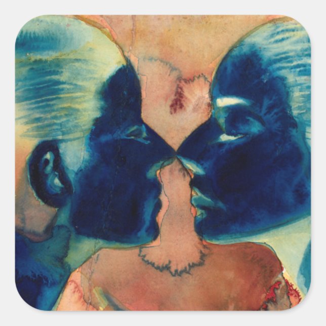 Adesivo Quadrado 2007 no meio pequeno (Frente)