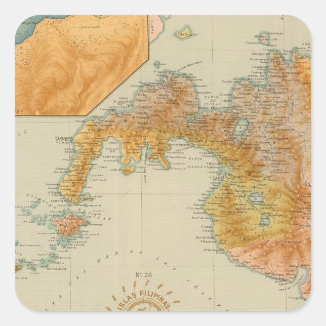 Adesivo Quadrado 26 Jolo em Mindanao (Frente)