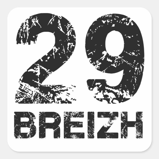 Adesivo Quadrado 29 Breizh (Frente)
