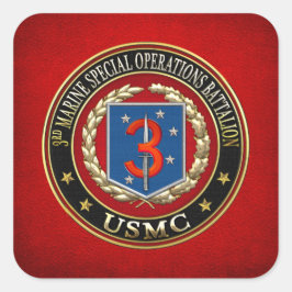 ADESIVO QUADRADO 3º MSOB [3D]