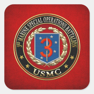 ADESIVO QUADRADO 3º MSOB [3D]