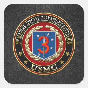 ADESIVO QUADRADO 3º MSOB [3D]