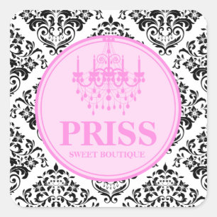 Adesivo Quadrado 311 Miss Priss Chandelier