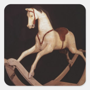 Adesivo Quadrado 31: Cavalo de balanço, inglês, 1840
