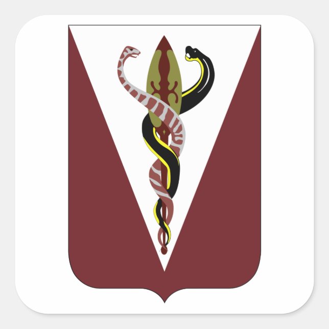 Adesivo Quadrado 325º Batalhão de Apoio à Brigada (Frente)