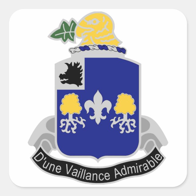 Adesivo Quadrado 39º Regimento de Infantaria (Frente)