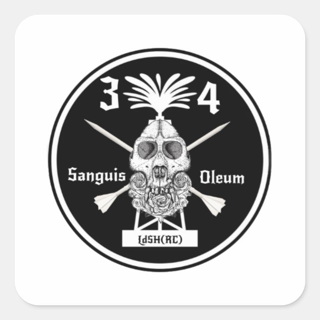 Adesivo Quadrado 3-4 slap (Frente)