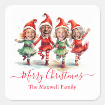 4 Fotos dos elfos de Natal