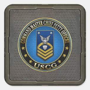 Adesivo Quadrado [500] CG: Chefe Chefe de Comando (CMC)