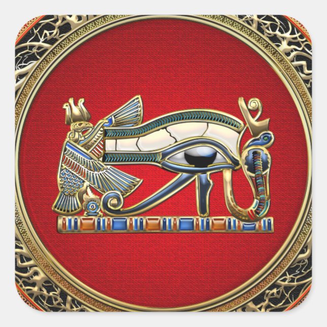 Adesivo Quadrado [500] Treasure Trove: The Eye of Horus (Frente)