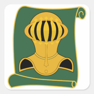 Adesivo Quadrado 525th GUERREIRO VIGILANTE do batalhão da polícia