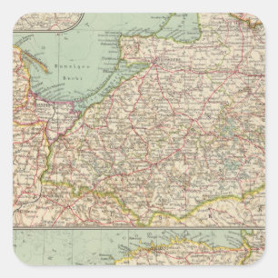 Adesivo Quadrado 58 Prússia Oriental, Estados Bálticos