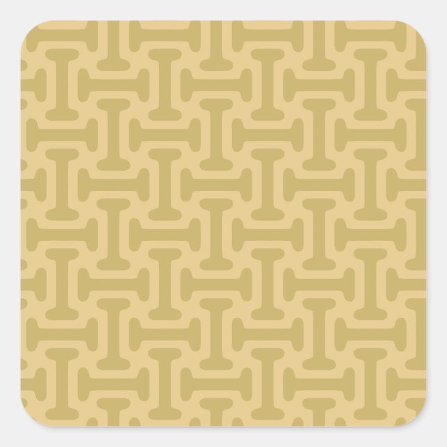 Adesivo Quadrado 60s Paper Pattern (Frente)