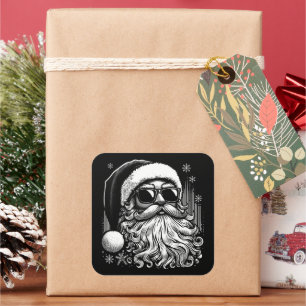 Adesivo Quadrado 67 Meme Engraçado O Papai Noel Diz Seis Sete Natal