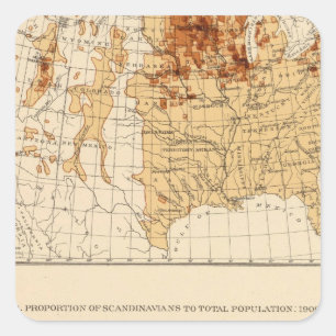 Adesivo Quadrado 69 escandinavos 1900