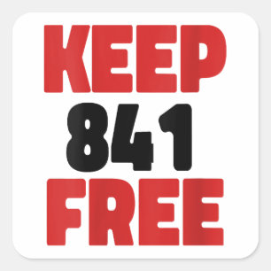 Adesivo Quadrado 841 Surfing Otter 841Keep 841 Free California Otte