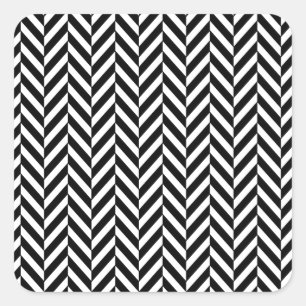 Adesivo Quadrado 8690_chevron ILLUSIONS ÓTICOS PRETOS ZIG ZAG BRAN