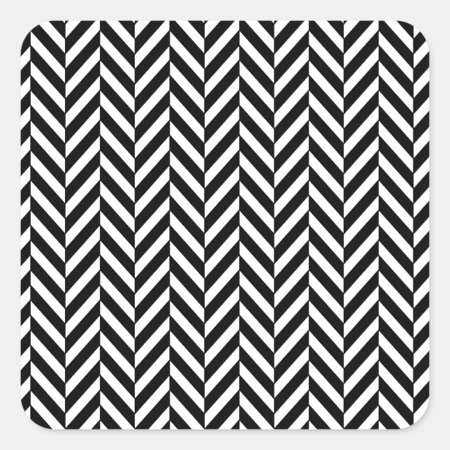 Adesivo Quadrado 8690_chevron ILUSÕES ÓTICAS PRETAS ZIG ZAG (Frente)