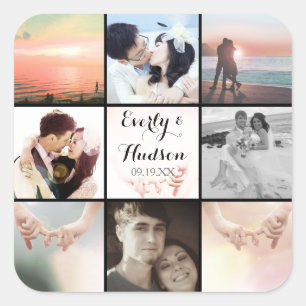 Adesivo Quadrado 9 de suas fotos de Instagram aqui