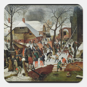 Adesivo Quadrado A adoração dos Magi