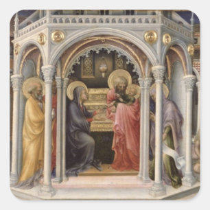 Adesivo Quadrado A Apresentação no Templo 2