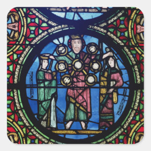 Adesivo Quadrado A Arca da janela do Pacto, detalhes de Deus com