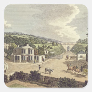 Adesivo Quadrado A arcada de Highgate