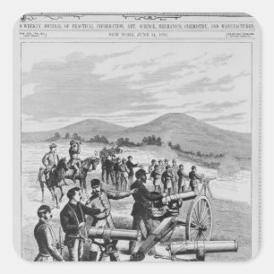 Adesivo Quadrado A arma de Gatling do modelo novo