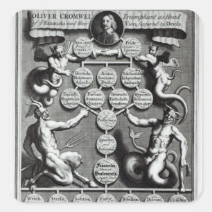 Adesivo Quadrado A árvore genealógica do Anti-Cristo Oliver