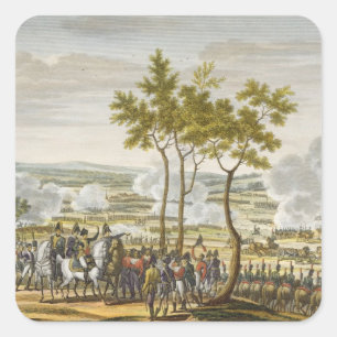 Adesivo Quadrado A batalha de Abensberg, o 20 de abril de 1809,